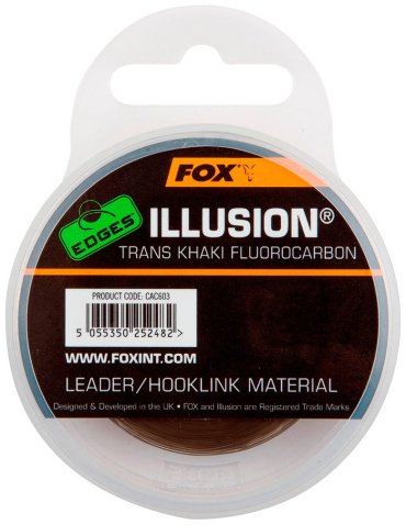 Рыболовная леска FOX Edges Illusion Soft Trans Khaki 0.3 мм прозрачный