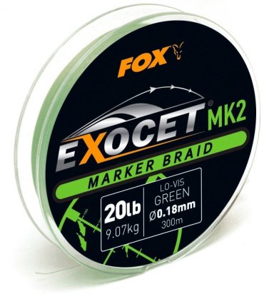 Рыболовная леска FOX Exocet Marker CBL012 0.18 мм зеленая