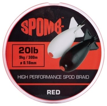 Рыболовная леска Spomb Braid DBL001 0.18 мм красная купить,NaN