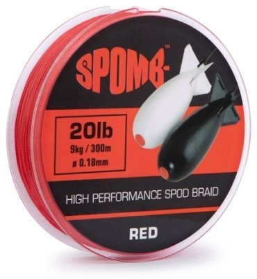 Рыболовная леска Spomb Braid DBL001 0.18 мм красная купить,NaN
