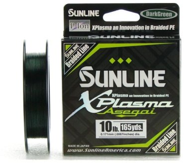 Рыболовная леска Sunline XPlasma Asegai 0.19 мм темно-зеленая