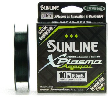Рыболовная леска Sunline XPlasma Asegai 0.19 мм темно-зеленая