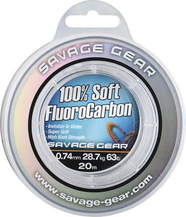 Рыболовная леска Savage Gear Soft Fluoro Carbon 54859 1 мм прозрачный