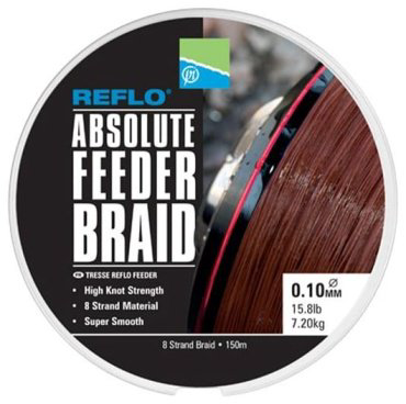 Рыболовная леска Preston Reflo Absolute Feeder Braid P0280001 0.1 мм коричневый купить,NaN