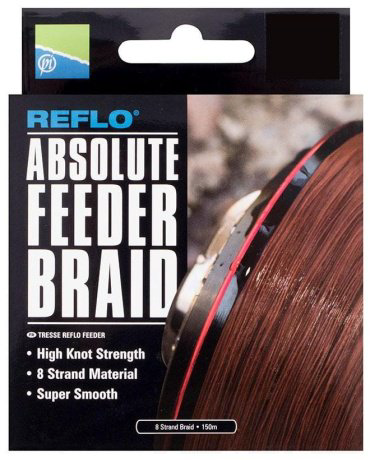 Рыболовная леска Preston Reflo Absolute Feeder Braid P0280001 0.1 мм коричневый купить,NaN