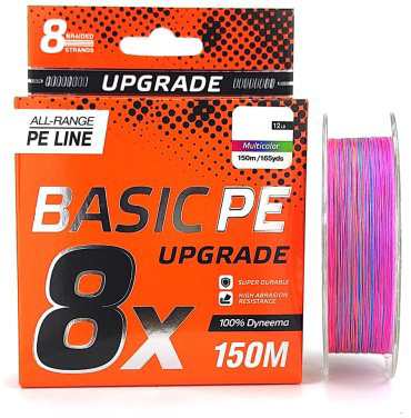 Рыболовная леска SELECT Basic PE 8x 150 м 0.1 мм мультиколор купить,NaN