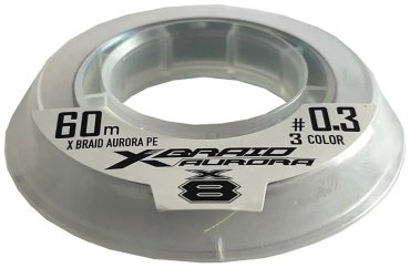 Рыболовная леска YGK X-Braid Aurora Wakasagi PE X8 0.09 мм мультиколор купить,NaN
