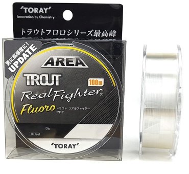 Рыболовная леска Toray Trout Real Fighter Fluoro 104 мм прозрачный купить,NaN