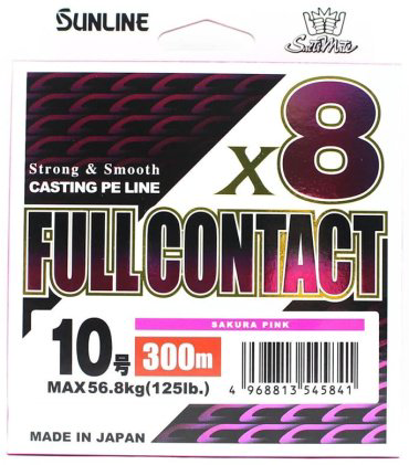 Рыболовная леска Sunline Saltimate Full Contact X8 0.535 мм розовый купить,NaN