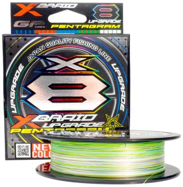 Рыболовная леска YGK X-Braid Upgrade X8 Pentagram 0.117 мм мультиколор купить,NaN