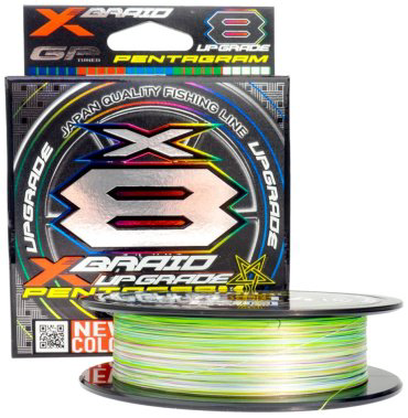 Рыболовная леска YGK X-Braid Upgrade X8 Pentagram 0.117 мм мультиколор купить,NaN