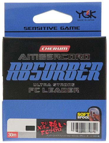 Рыболовная леска YGK Ambercord Absorber Ultra Strong FC Leader 0.128 мм прозрачный купить,NaN