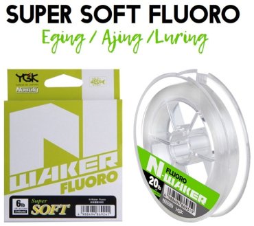 Рыболовная леска YGK Nasuly N-Waker Fluoro 0.184 мм прозрачный