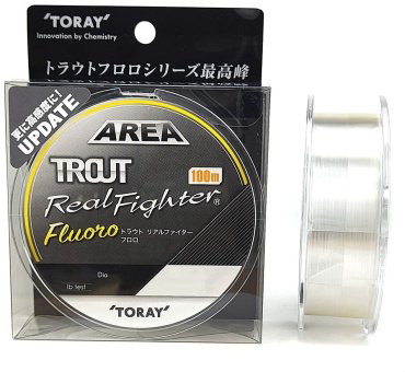 Рыболовная леска Toray Trout Real Fighter Fluoro 0.112 мм прозрачный купить,NaN