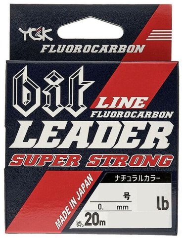Рыболовная леска YGK bit Line Leader Super Strong 0.235 мм прозрачный