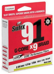 Рыболовная леска Sufix S91165GR150 0.165 мм зеленый