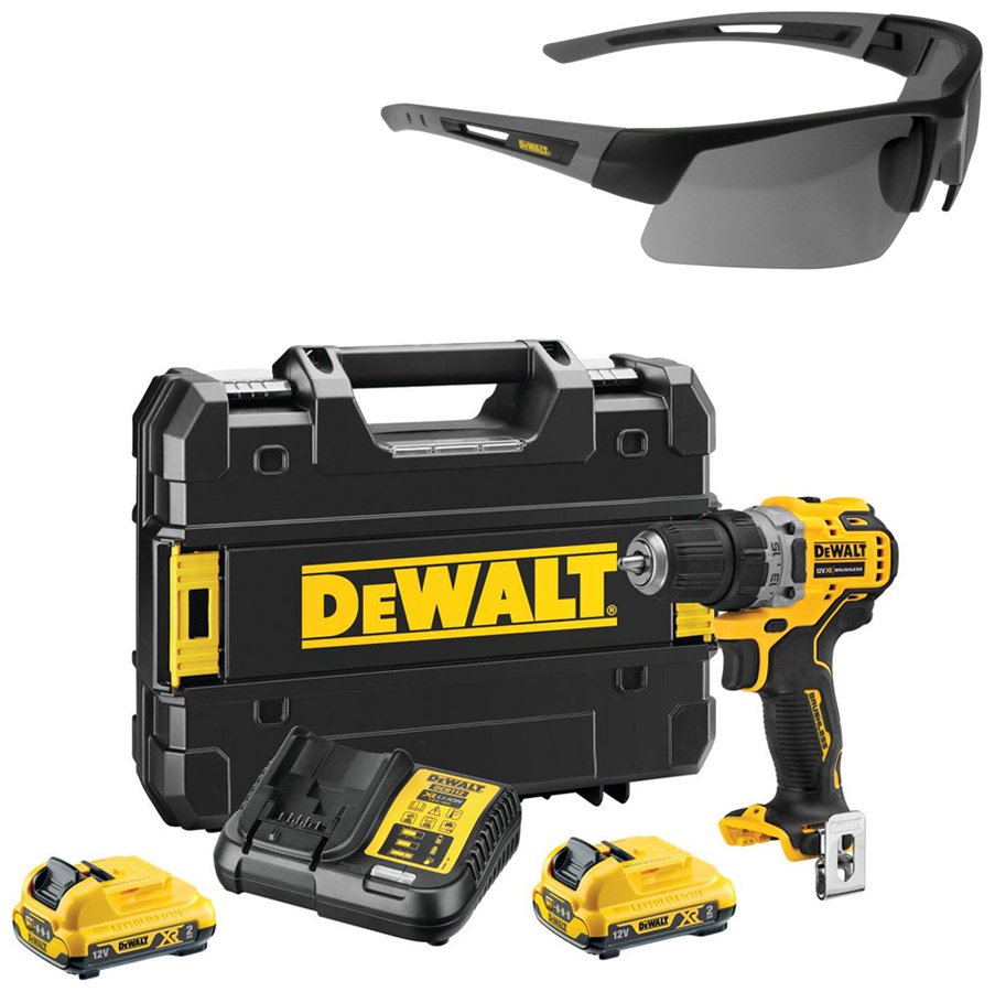 DeWALT дрель-шуруповерт DCD701D2 Set 1 12 В