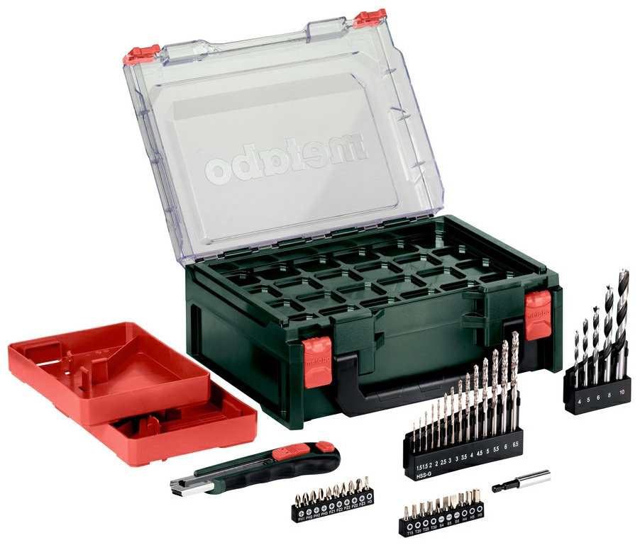 Metabo дрель-шуруповерт PowerMaxx BS Basic Set Mobile Workshop (600080710) 12 В купить,NaN