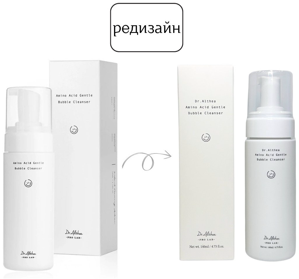 Dr. Althea Amino Acid Gentle Bubble Cleanser пенка 140 мл купить,3999