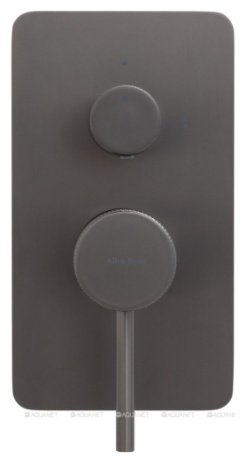 Смеситель для душа ALLEN BRAU 5.31011-MG PRIORITY X2, латунь, цвет графит купить,239500