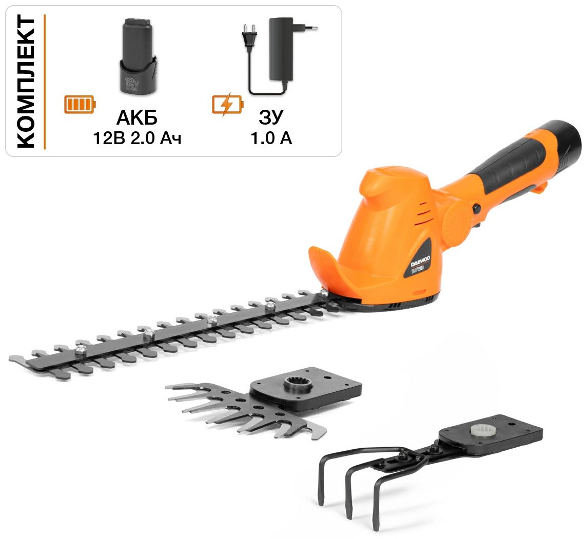 Садовые ножницы Daewoo DAHT 1212Li SET
