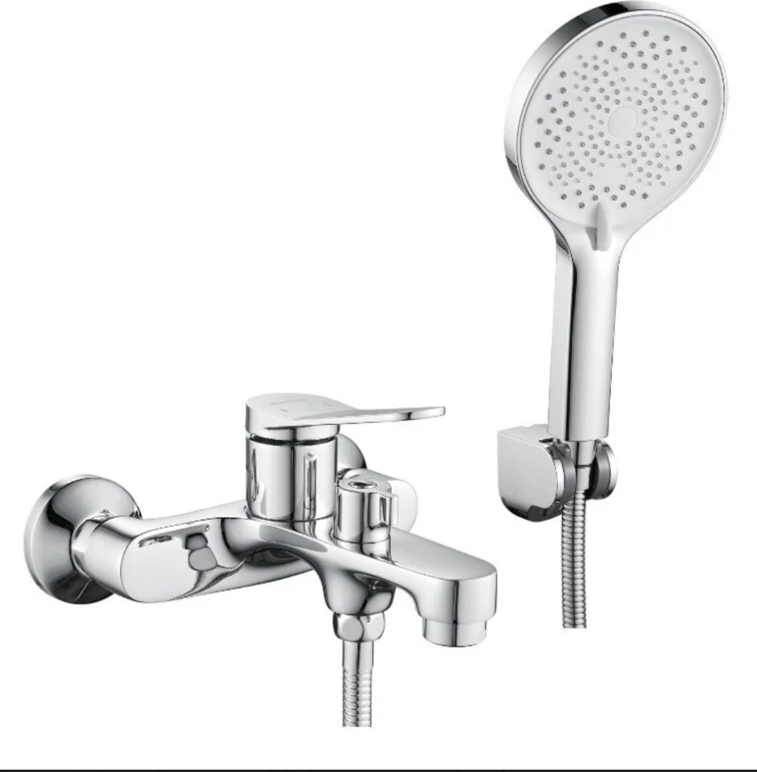 Смеситель для ванны Shevanik S6202, латунь, цвет хром купить,NaN