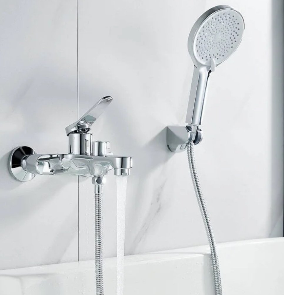 Смеситель для ванны Shevanik S6202, латунь, цвет хром купить,NaN