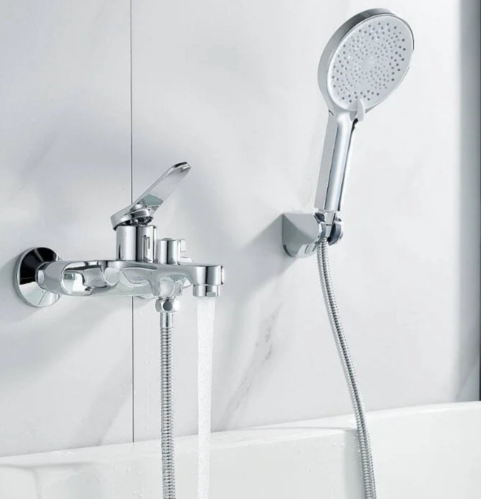 Смеситель для ванны Shevanik S6202, латунь, цвет хром купить,NaN