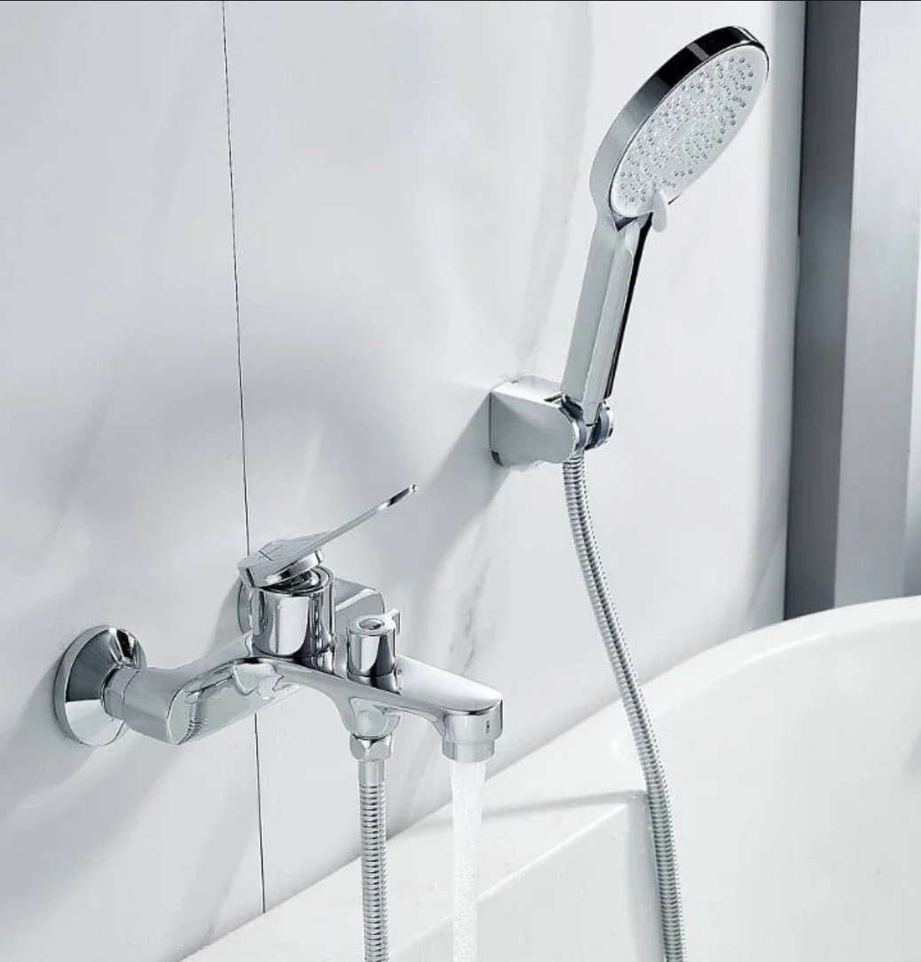 Смеситель для ванны Shevanik S6202, латунь, цвет хром купить,NaN