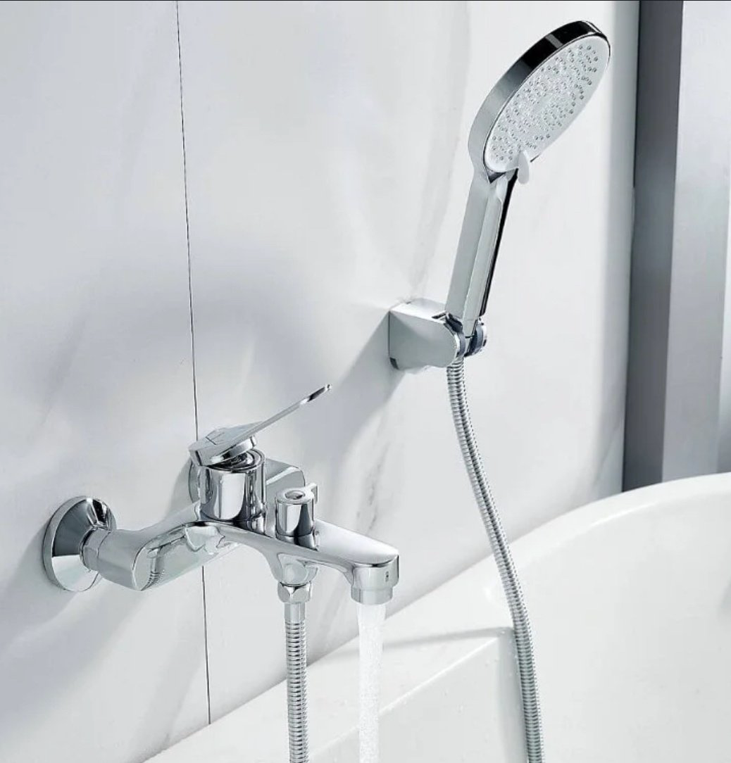 Смеситель для ванны Shevanik S6202, латунь, цвет хром купить,NaN