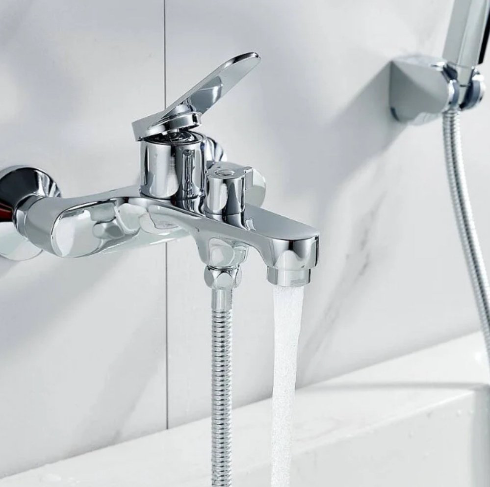 Смеситель для ванны Shevanik S6202, латунь, цвет хром купить,NaN