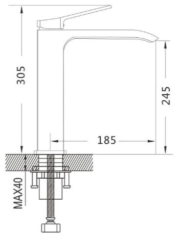 Смеситель Shevanik S4111 , латунь, цвет хром купить,NaN
