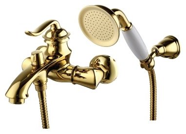 Смеситель для ванны Lemark Brava LM4712G, латунь, цвет золотой купить,NaN