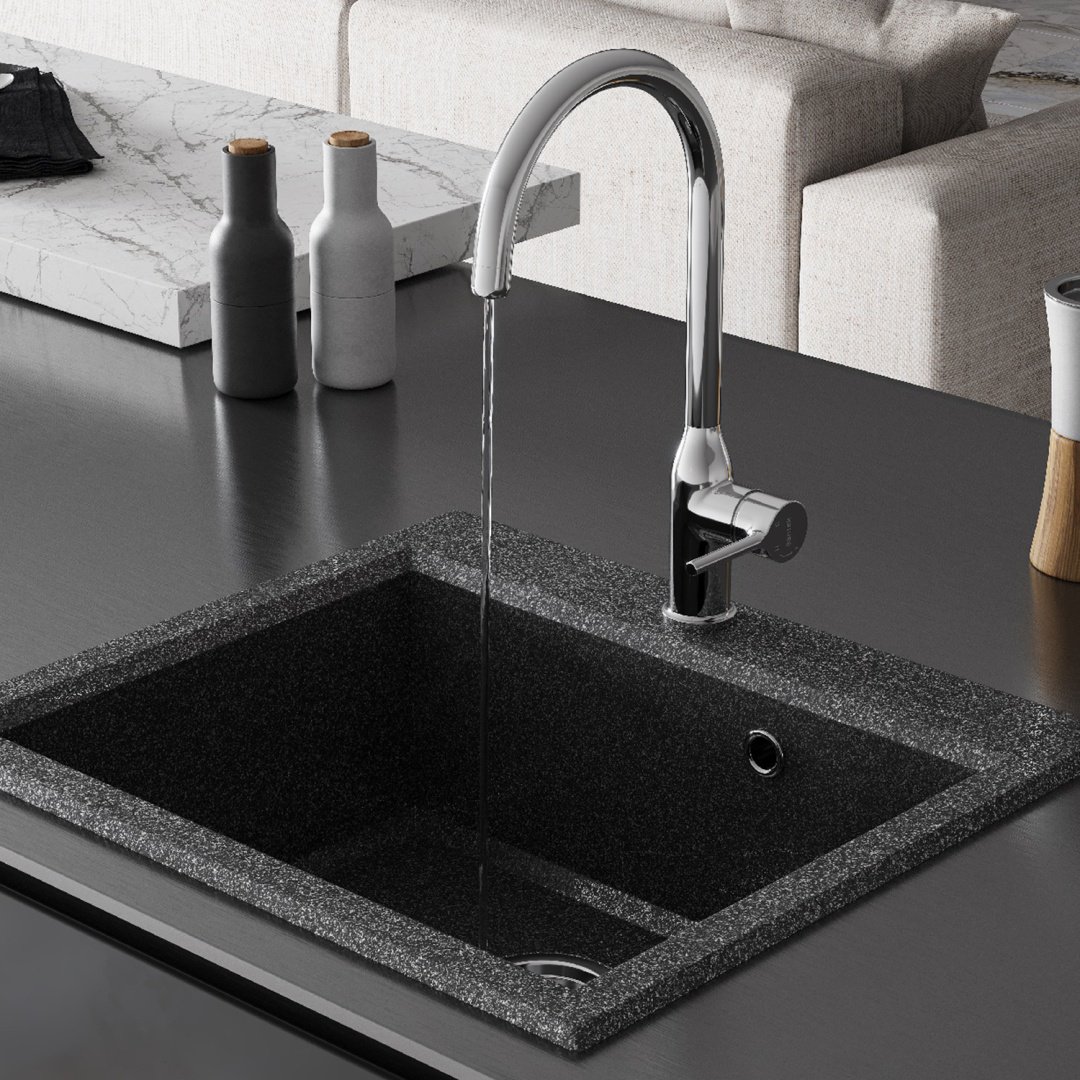 Смеситель для кухни (мойки) Santek WH5A43020C001 , однозахватный купить,0