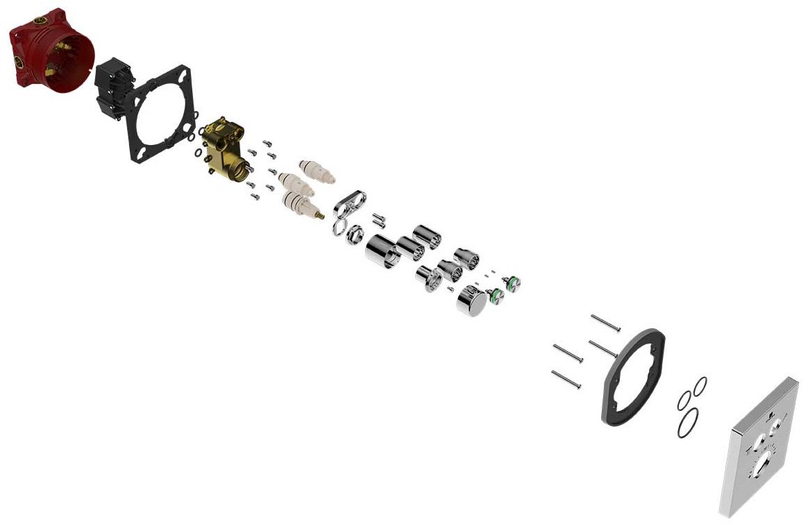 Смеситель для душа Vincea VSCV-321T-MCH, латунь, цвет хром купить,0