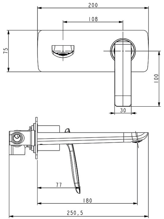 Смеситель для раковины (умывальника) Timo 4071/03SM, однозахватный купить,NaN