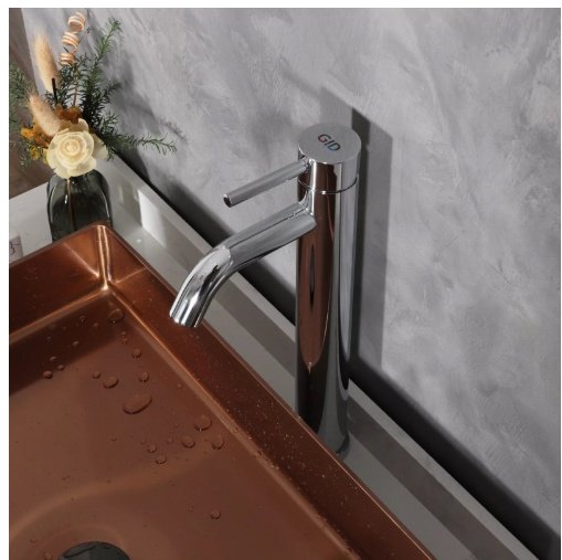 Смеситель для раковины (умывальника) GID-ceramic SS096CHD, однозахватный купить,NaN