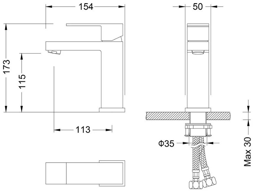 Смеситель для раковины (умывальника) Timo Selene 2061/00F, однозахватный купить,NaN