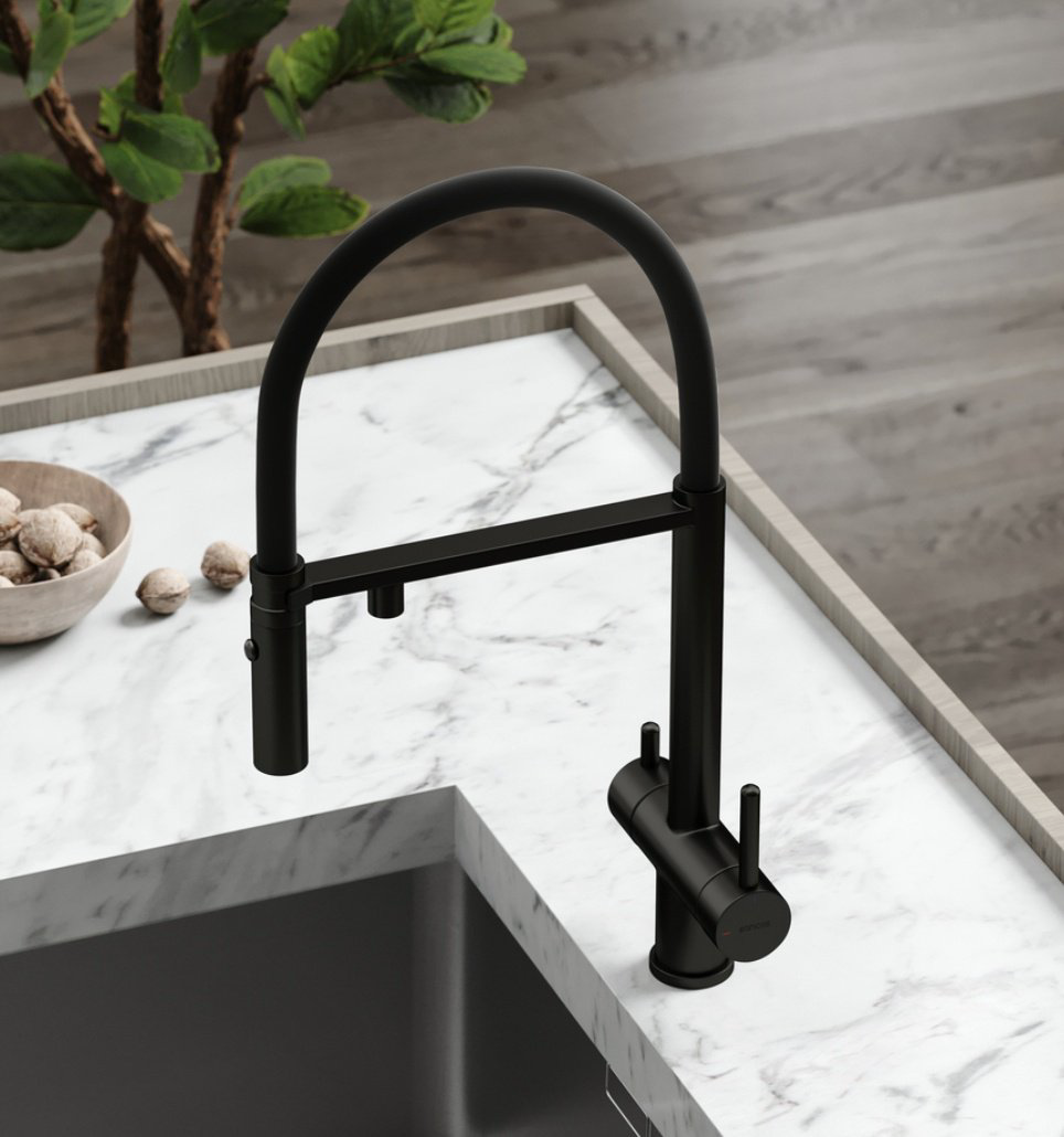 Смеситель для кухни (мойки) Ceramicanova SC4010MB, однозахватный купить,339300