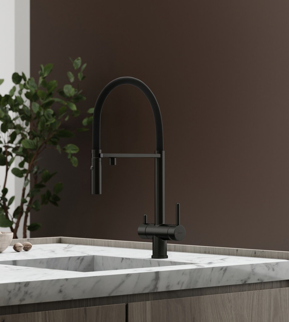 Смеситель для кухни (мойки) Ceramicanova SC4010MB, однозахватный купить,339300