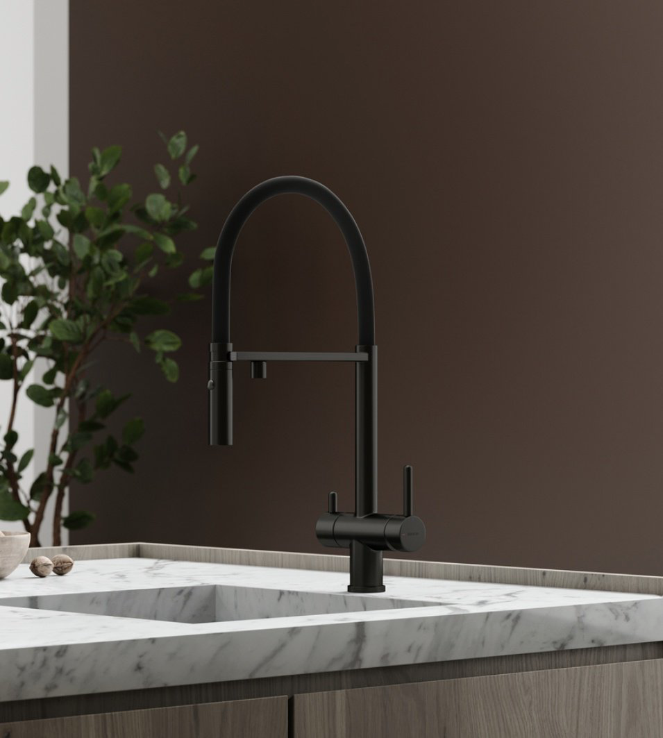 Смеситель для кухни (мойки) Ceramicanova SC4010MB, однозахватный купить,339300