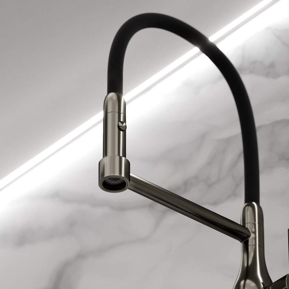 Смеситель для кухни Sancos SC4011GG, латунь, цвет стальной - ForteMarket Смеситель для кухни Sancos SC4011GG, латунь, цвет стальной купить,209700