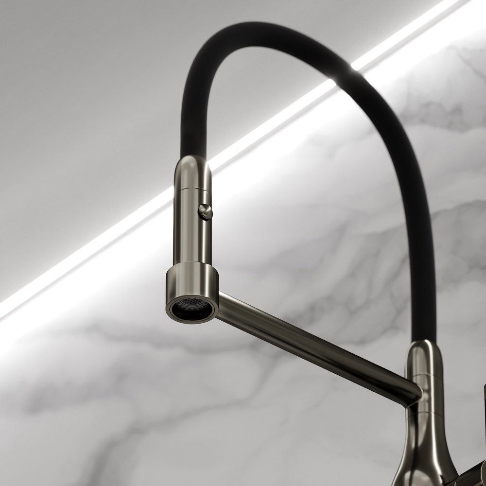 Смеситель для кухни Sancos SC4011GG, латунь, цвет стальной - ForteMarket Смеситель для кухни Sancos SC4011GG, латунь, цвет стальной купить,209700