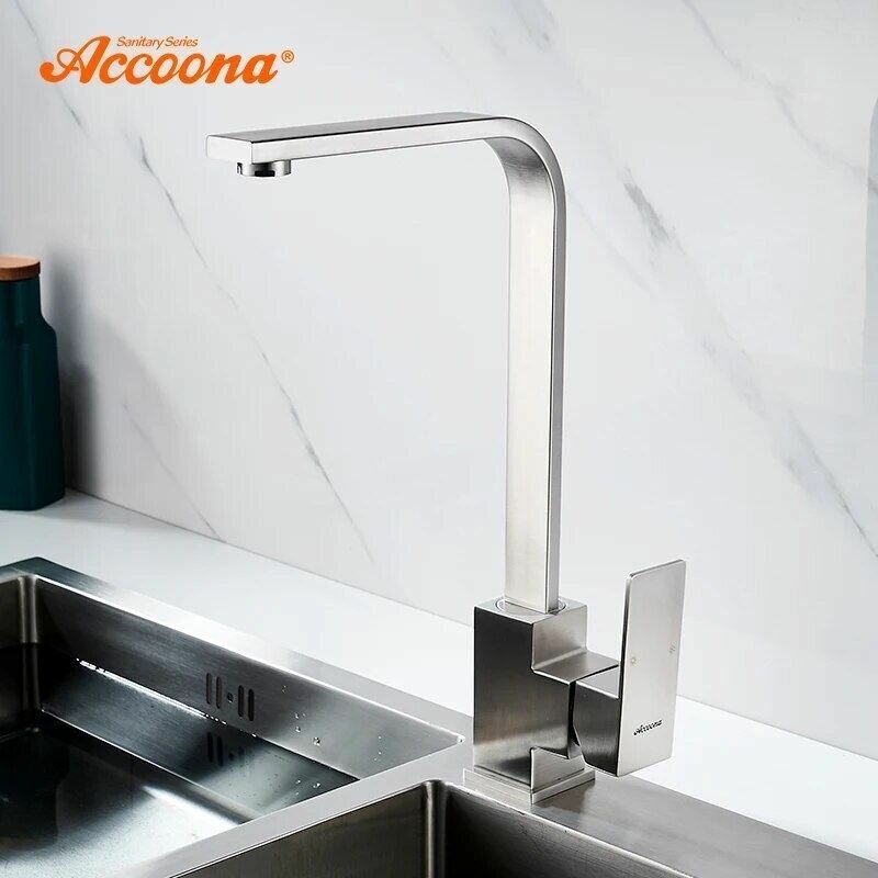Смеситель для кухни (мойки) Accoona A44201, однозахватный купить,NaN