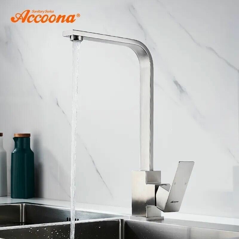 Смеситель для кухни (мойки) Accoona A44201, однозахватный купить,NaN