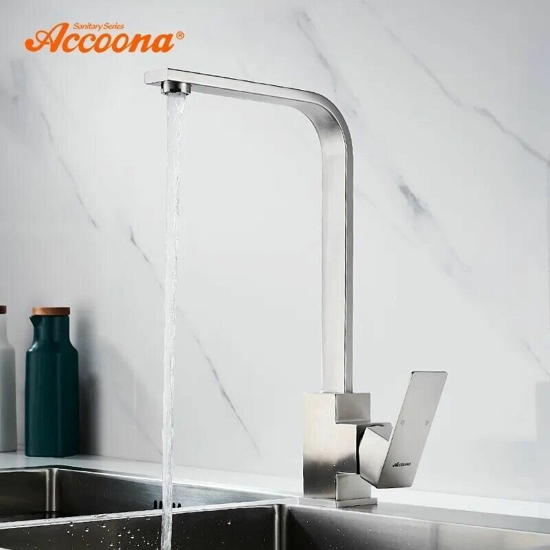 Смеситель для кухни (мойки) Accoona A44201, однозахватный купить,NaN