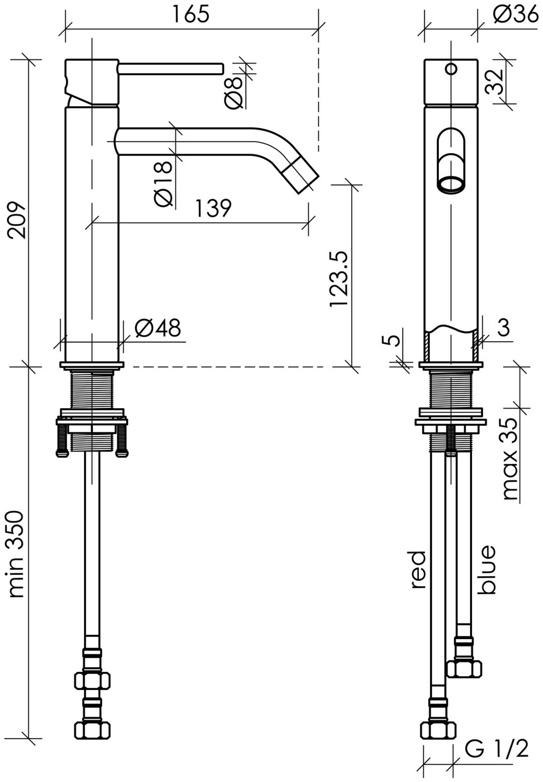 Смеситель Sancos SC9003GG, латунь, цвет черный купить,NaN
