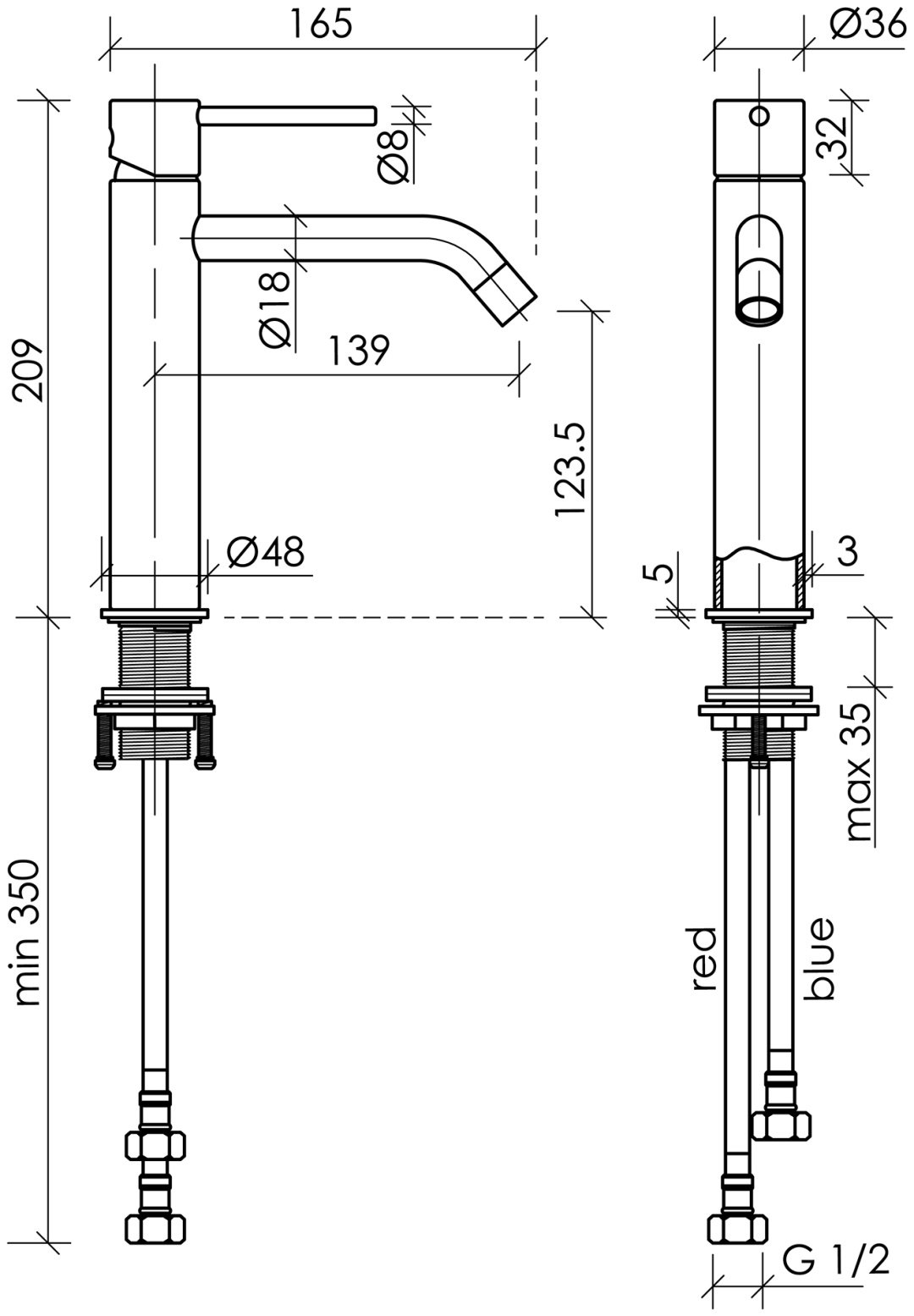 Смеситель Sancos SC9003GG, латунь, цвет черный купить,NaN