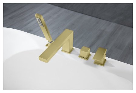 Смеситель для ванны Timo 2130/17Y, латунь, цвет золотой купить,NaN