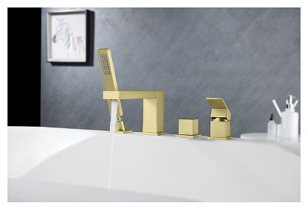 Смеситель для ванны Timo 2130/17Y, латунь, цвет золотой купить,NaN
